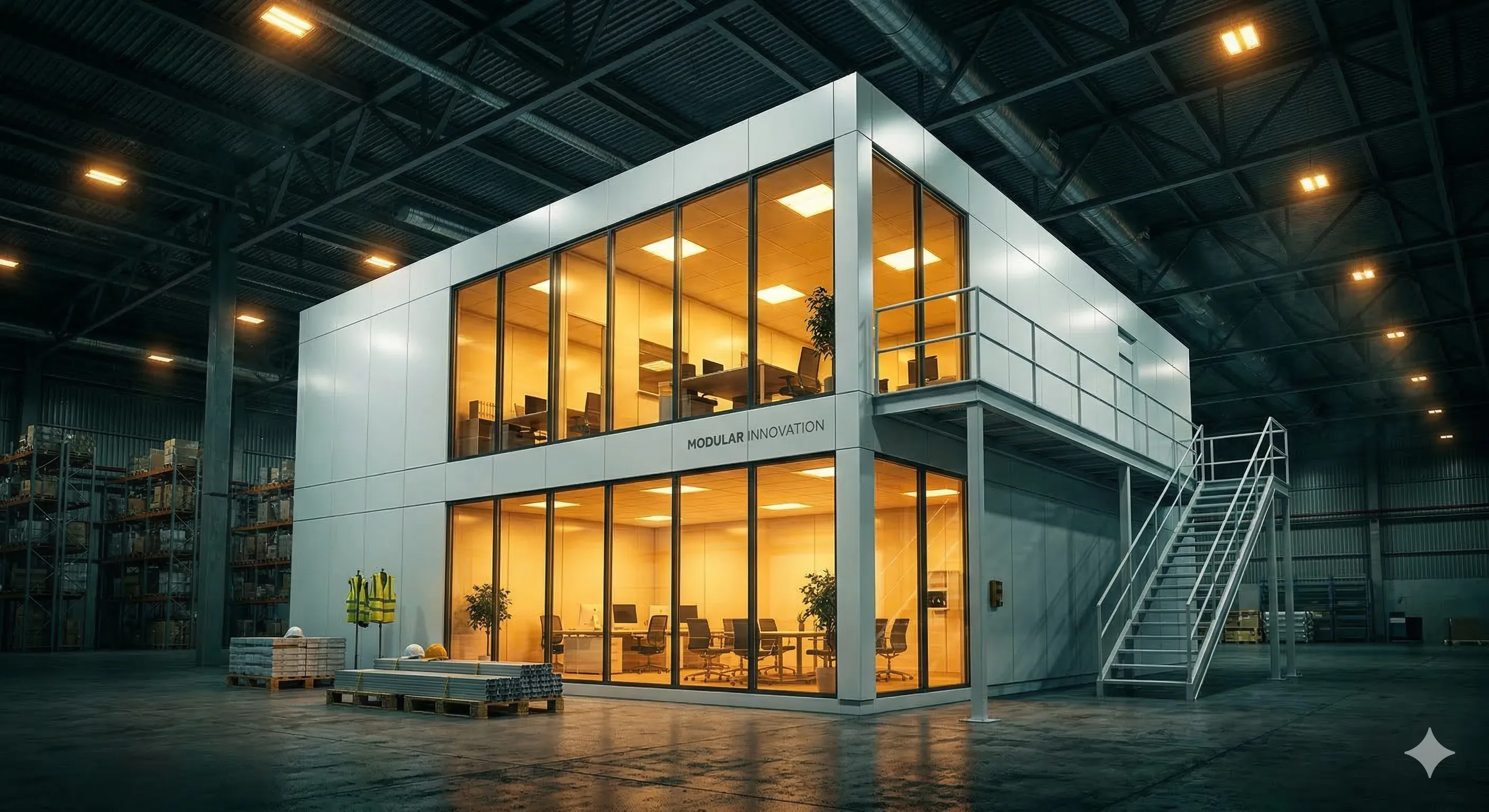 Modular Offices available from DFW Pallet Racking in Dallas TX