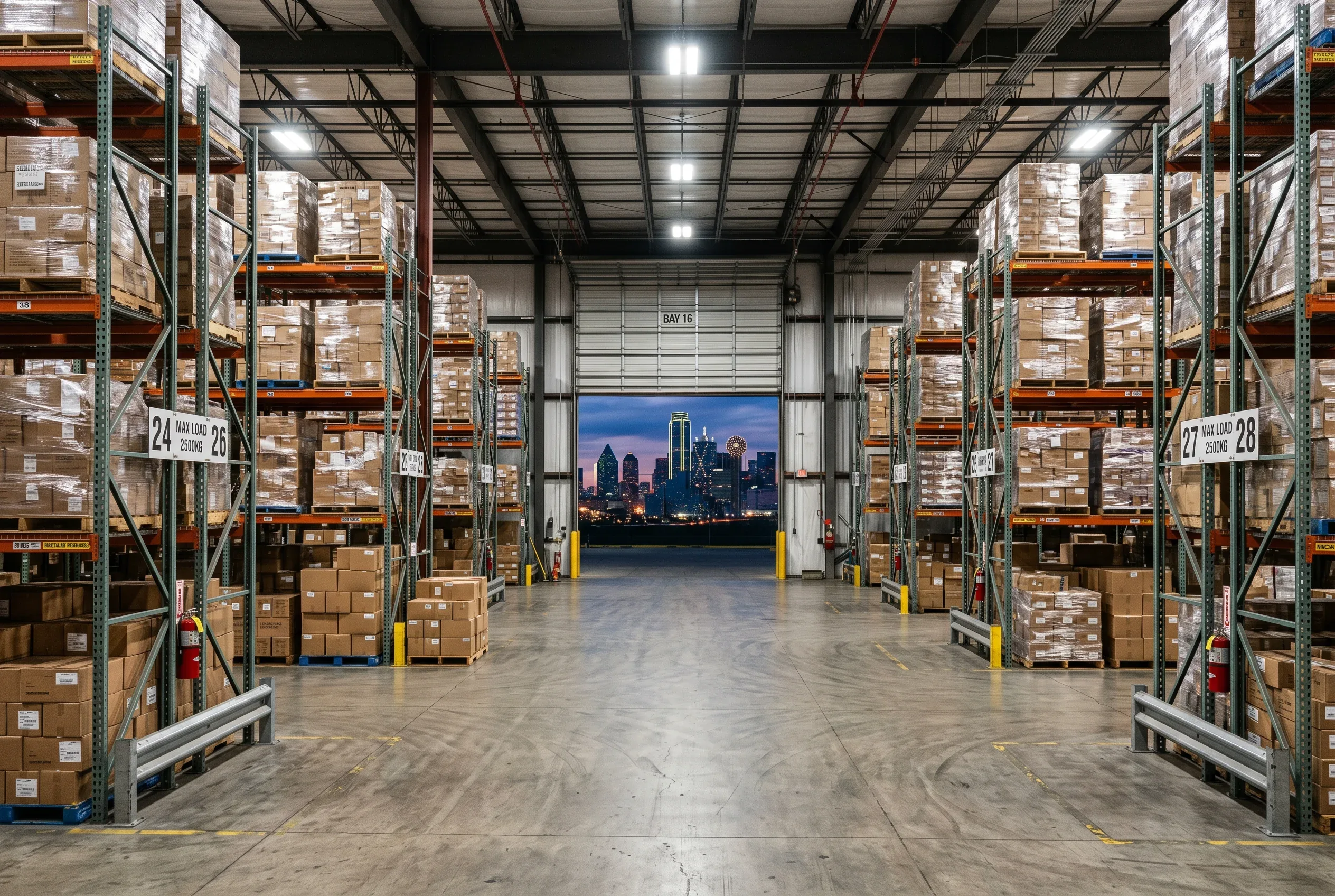 New and used pallet racking systems available in the Dallas TX metro area